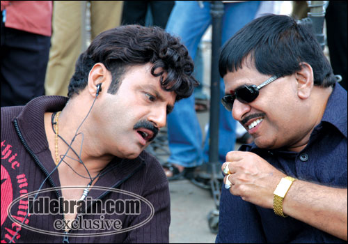 bala krishna working stills