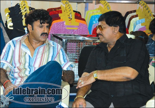 bala krishna working stills