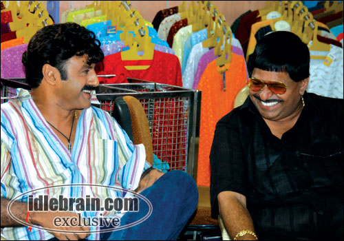 bala krishna working stills