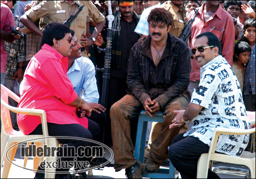 bala krishna working stills