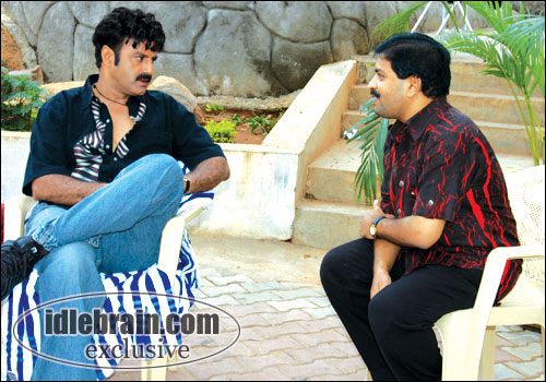 bala krishna working stills