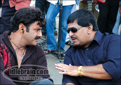 bala krishna working stills