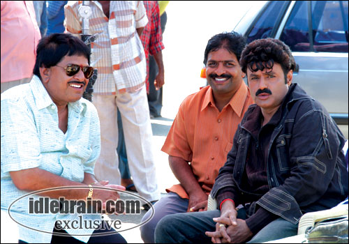 bala krishna working stills