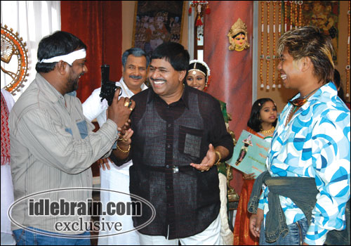 bala krishna working stills