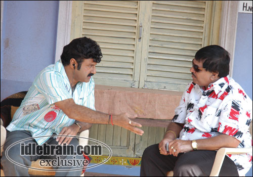 bala krishna working stills