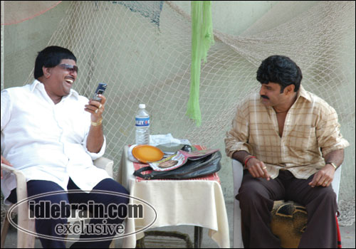 bala krishna working stills