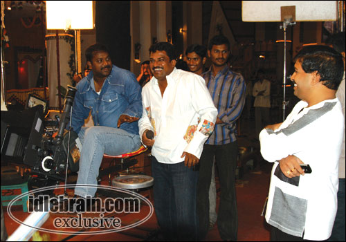 bala krishna working stills