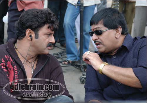 bala krishna working stills