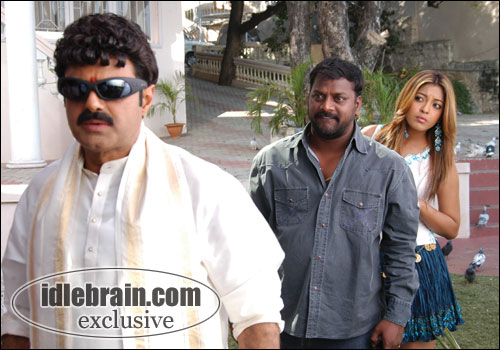 bala krishna working stills