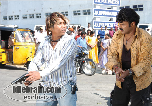 bala krishna working stills