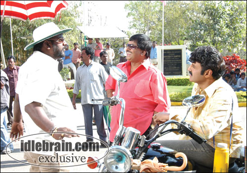 bala krishna working stills