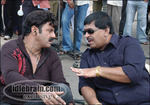 bala krishna working stills