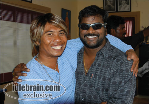 bala krishna working stills