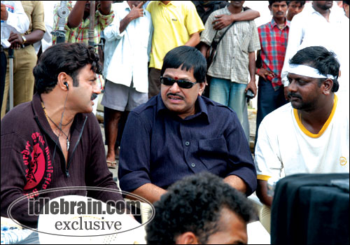 bala krishna working stills