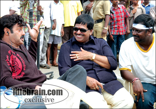bala krishna working stills