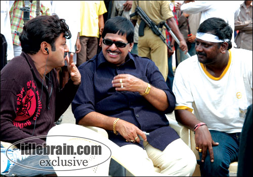 bala krishna working stills