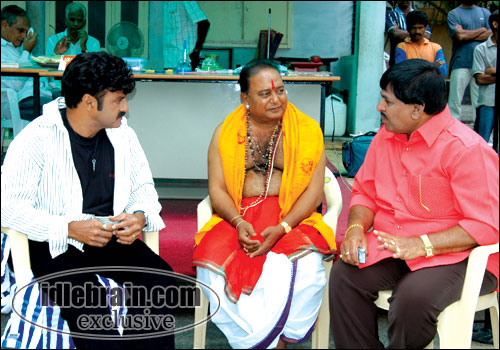 bala krishna working stills