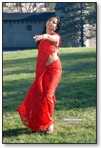 Anushka Showing Sexy Navel and Armpit
