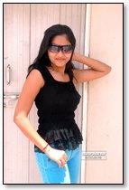 Suhasini Armpit Show in Black