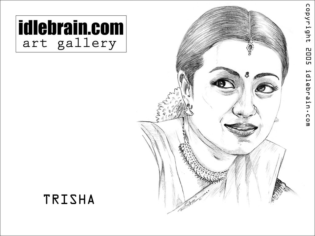 ArtStation - Thalapathy Vijay & Trisha Krishnan Pencil Sketch 2023 Best Pair