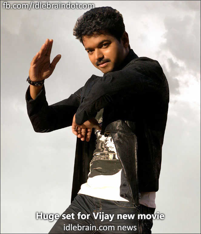 Huge set for Vijay new movie Telugu cinema news