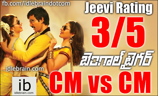 Bengal Tiger review by jeevi - Telugu cinema review - Ravi Teja, Ramanna &  Rashi Khanna