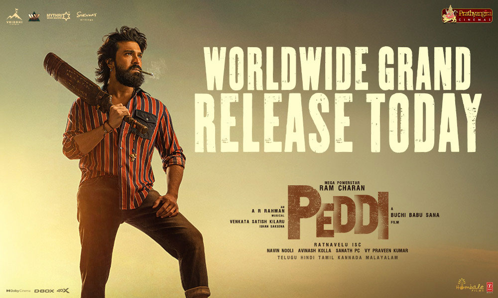 Peddi worldwide grand release today