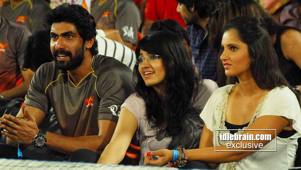 Celebrities at IPL match, Uppal Stadium Hyderabad (7413) Telugu cinema